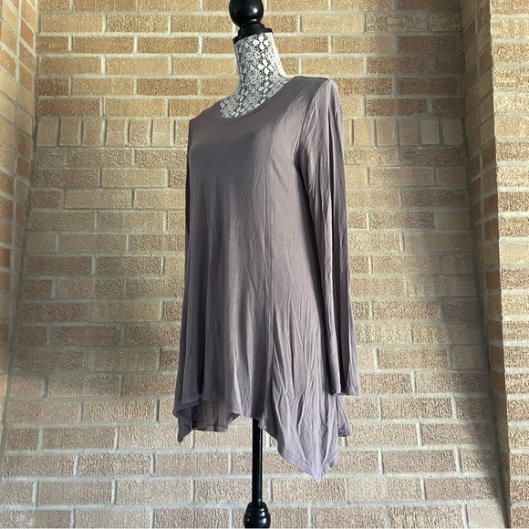 LOGO by Lori Goldstein Long Sleeve Flowy Tunic Size Medium - Picture 5 of 9